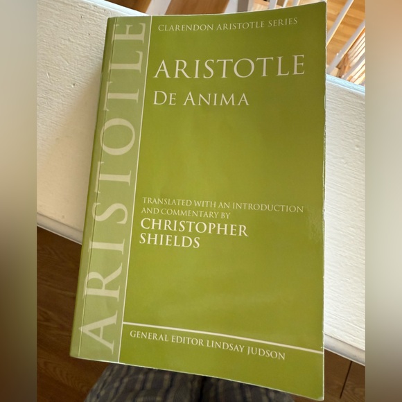 Aristotle:‎ de Anima The Clarendon Aristotle Series Book Paperback Textbook - Picture 1 of 7